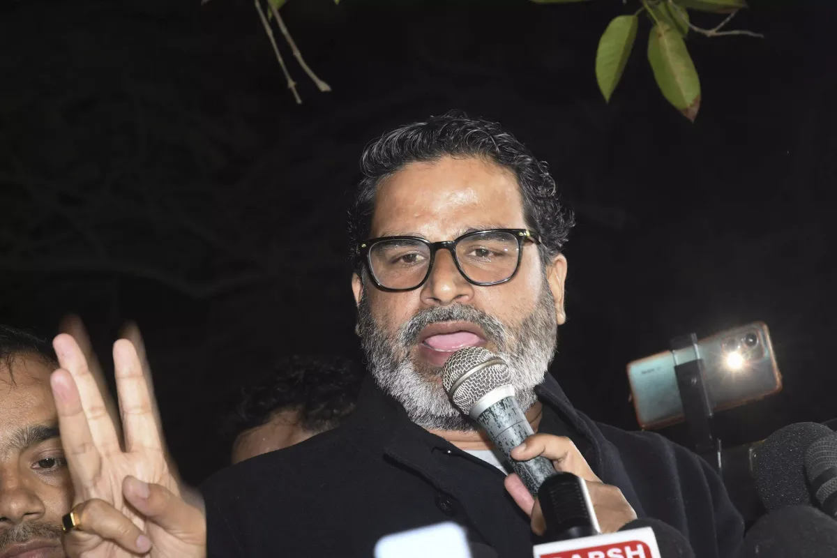 Prashant Kishor detained during Patna protest