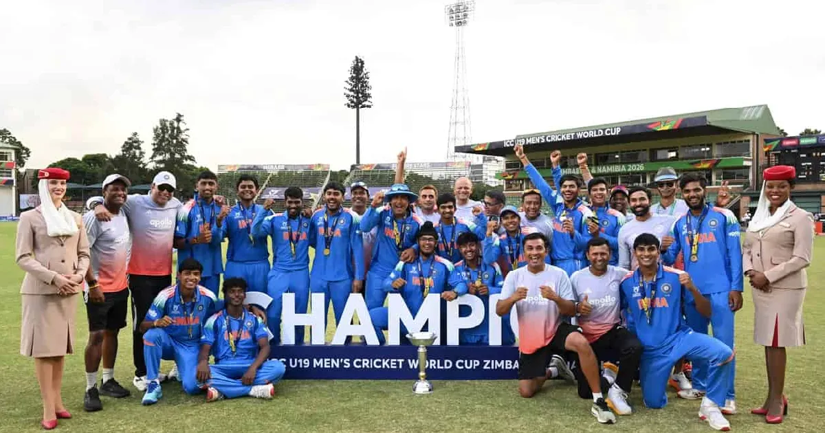 India wins Under-19 World Cup 2026, beats England by 100 runs in final